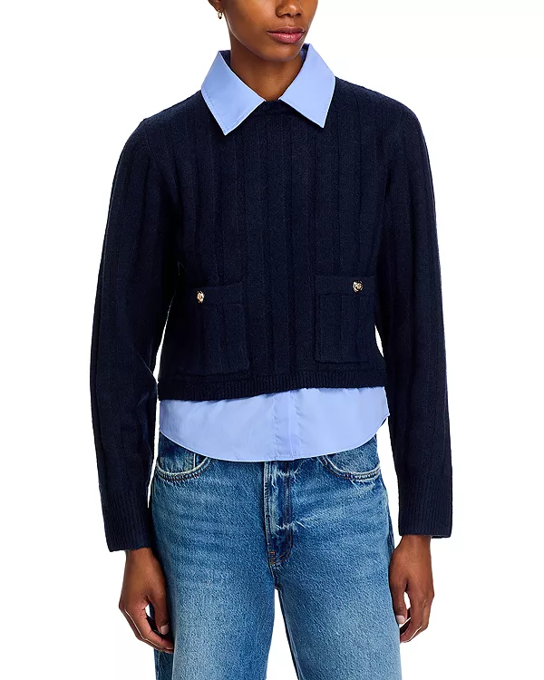 Вязаный свитер Элли French Connection, синий
Вязаный свитер Элли French Connection, синий