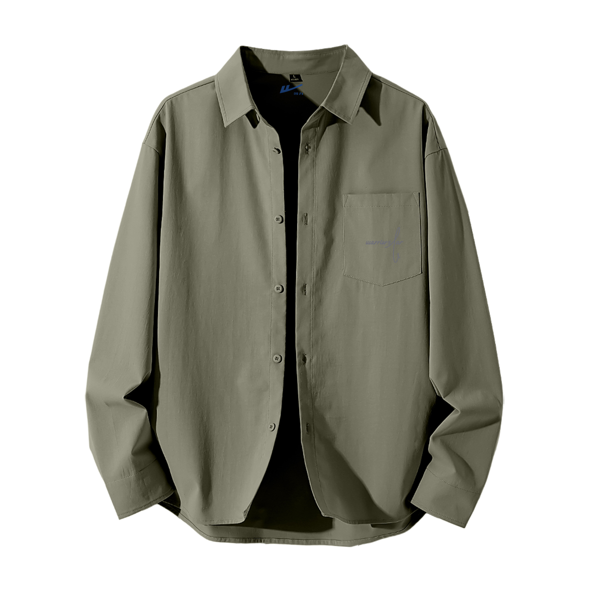 Рубашка мужская с лацканами тонкая WARRIOR, серый зеленый
Рубашка мужская с лацканами тонкая WARRIOR, серый зеленый