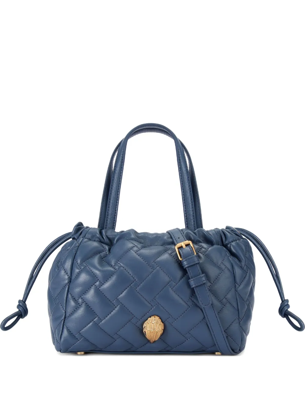 Стеганая сумка-тоут Kurt Geiger London, синий 
Стеганая сумка-тоут Kurt Geiger London, синий