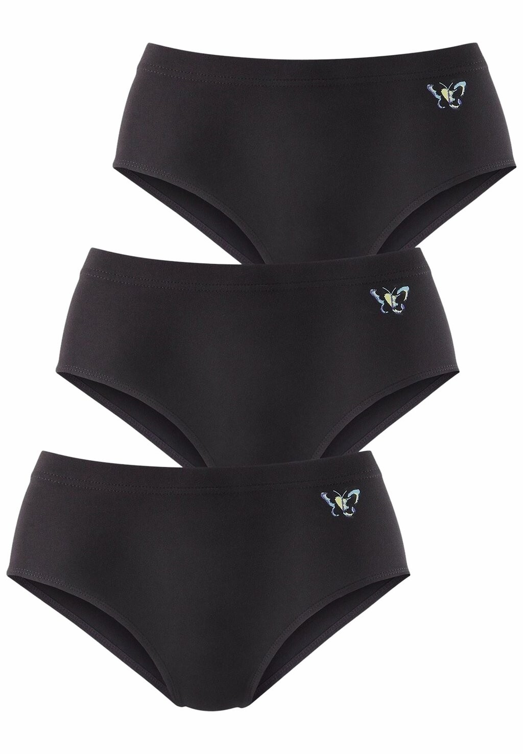 Трусы 3 PACK LASCANA, черный
Трусы 3 PACK LASCANA, черный