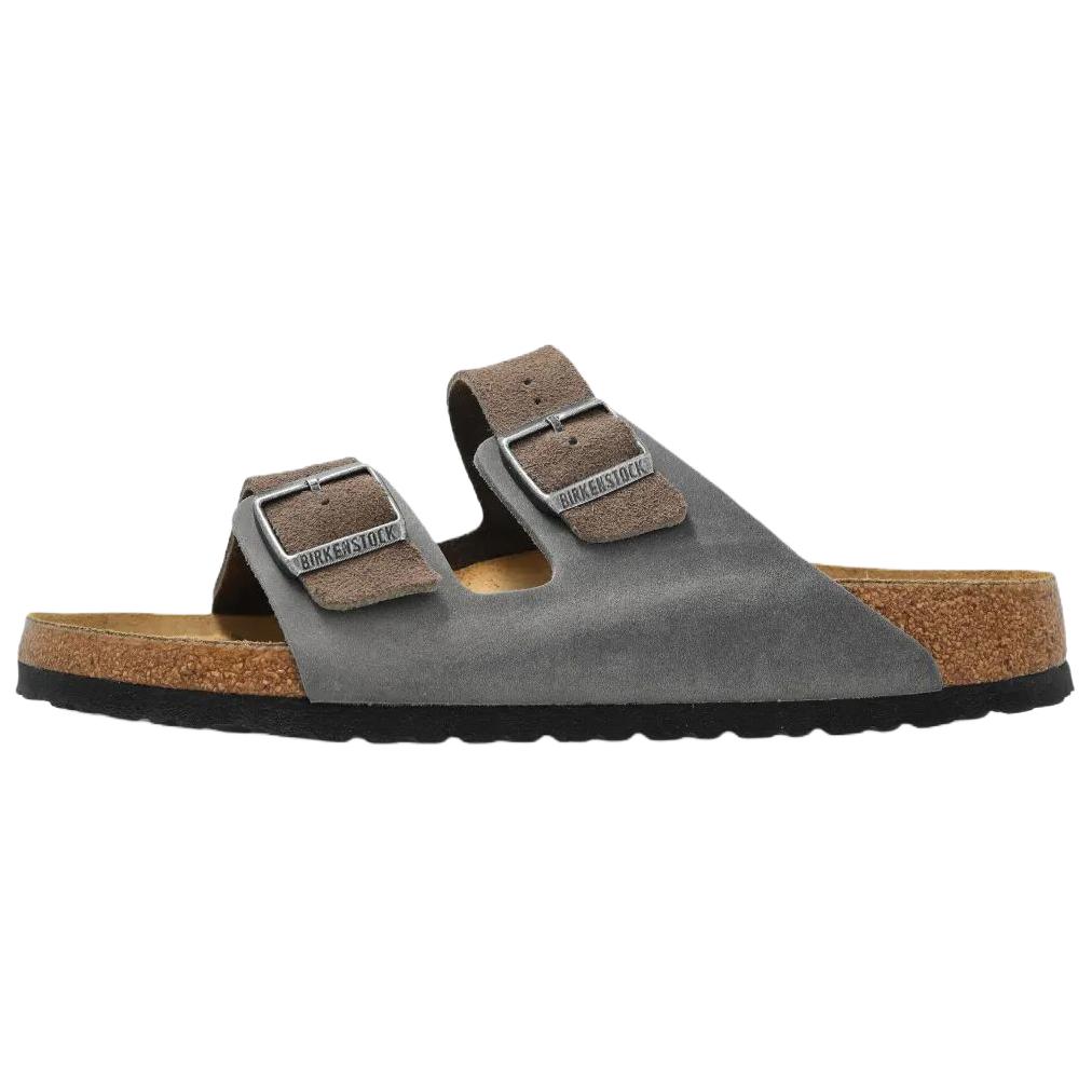Birkenstock Скользящие сандалии мужские с резиновой подошвой устойчивой к истиранию серо-коричневые regular свободный покрой
Birkenstock Скользящие сандалии мужские с резиновой подошвой устойчивой к истиранию серо-коричневые regular свободный покрой