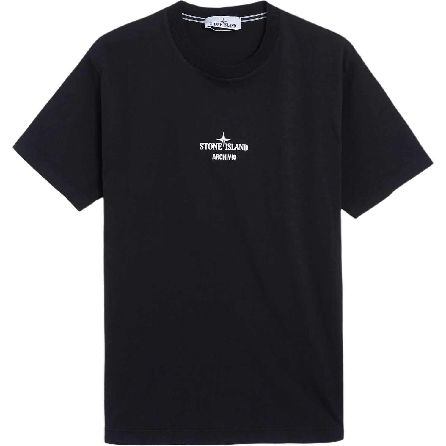 Футболка мужская черная Stone Island, черный 
Футболка мужская черная Stone Island, черный