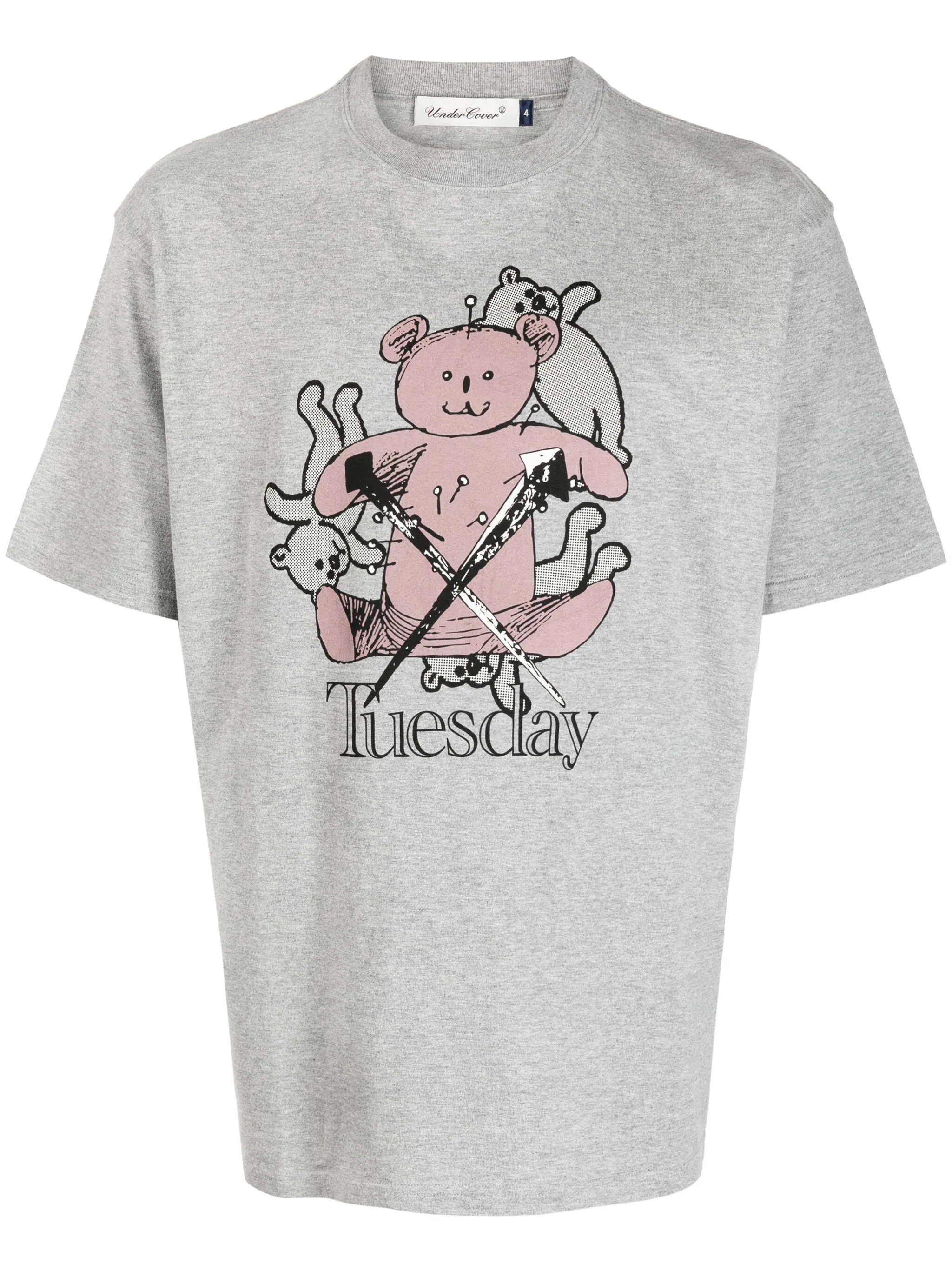 Футболка с графичным принтом Undercover, серый
Футболка с графичным принтом Undercover, серый