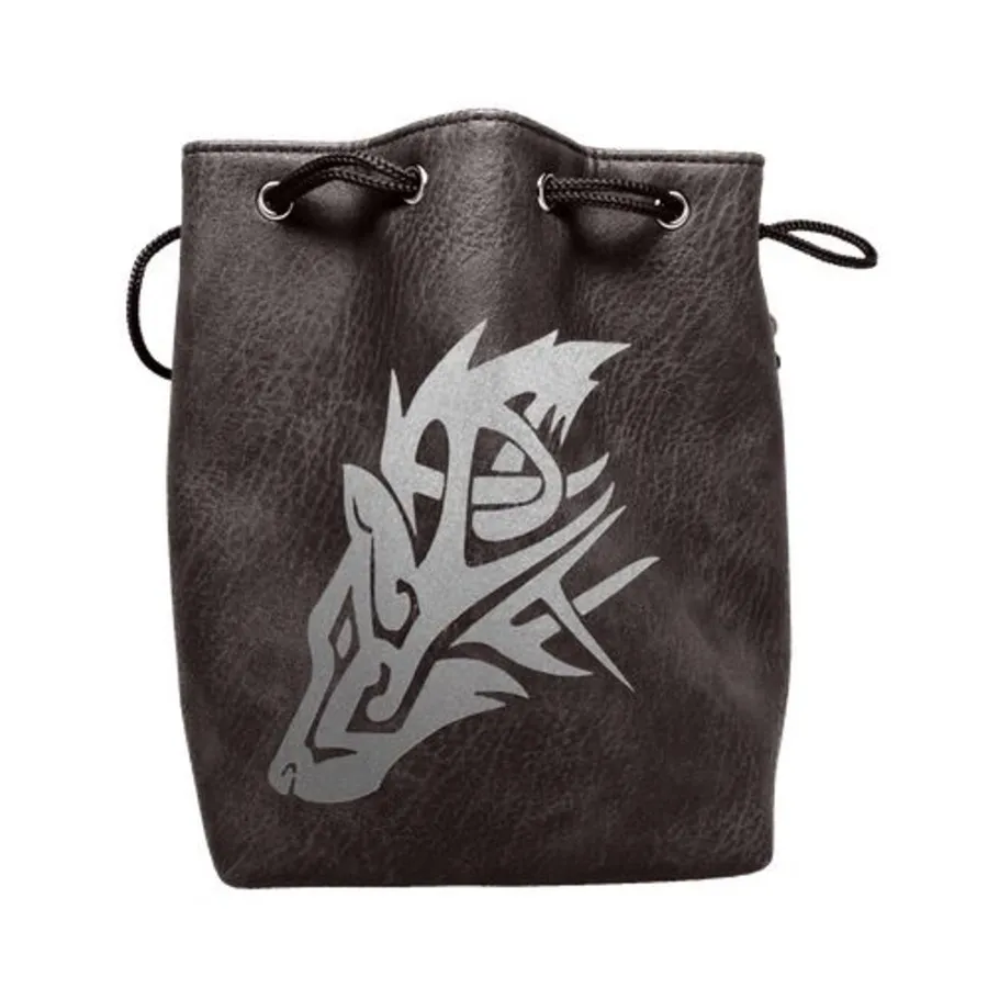Черная кожаная сумка для игральных костей — The Wolf, Dice Cups, Bags, and Other Accessories (Easy Roller Dice)
Черная кожаная сумка для игральных костей — The Wolf, Dice Cups, Bags, and Other Accessories (Easy Roller Dice)