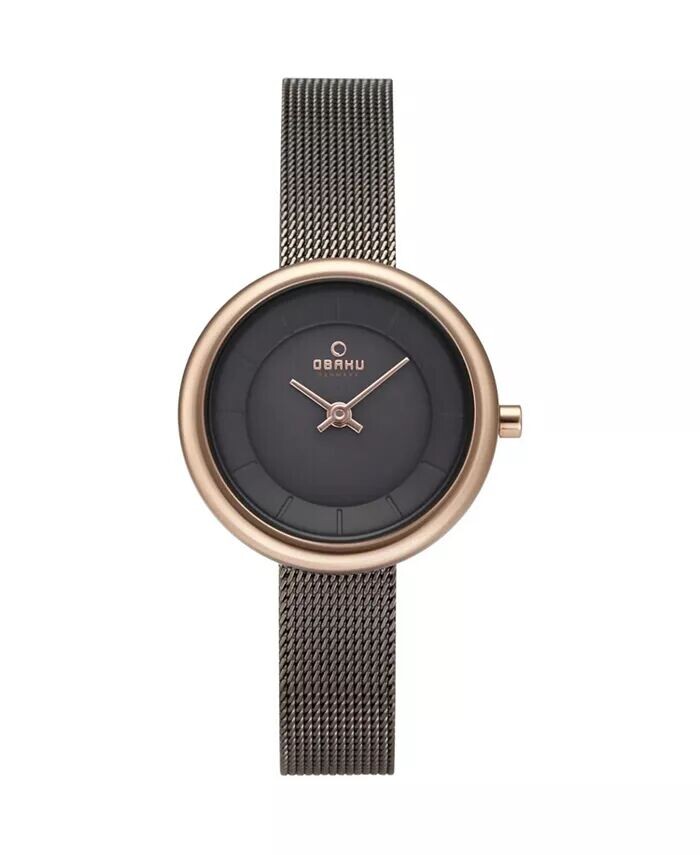 Женские классические часы с черным циферблатом - V146LXVJMJ Obaku, черный
Женские классические часы с черным циферблатом - V146LXVJMJ Obaku, черный