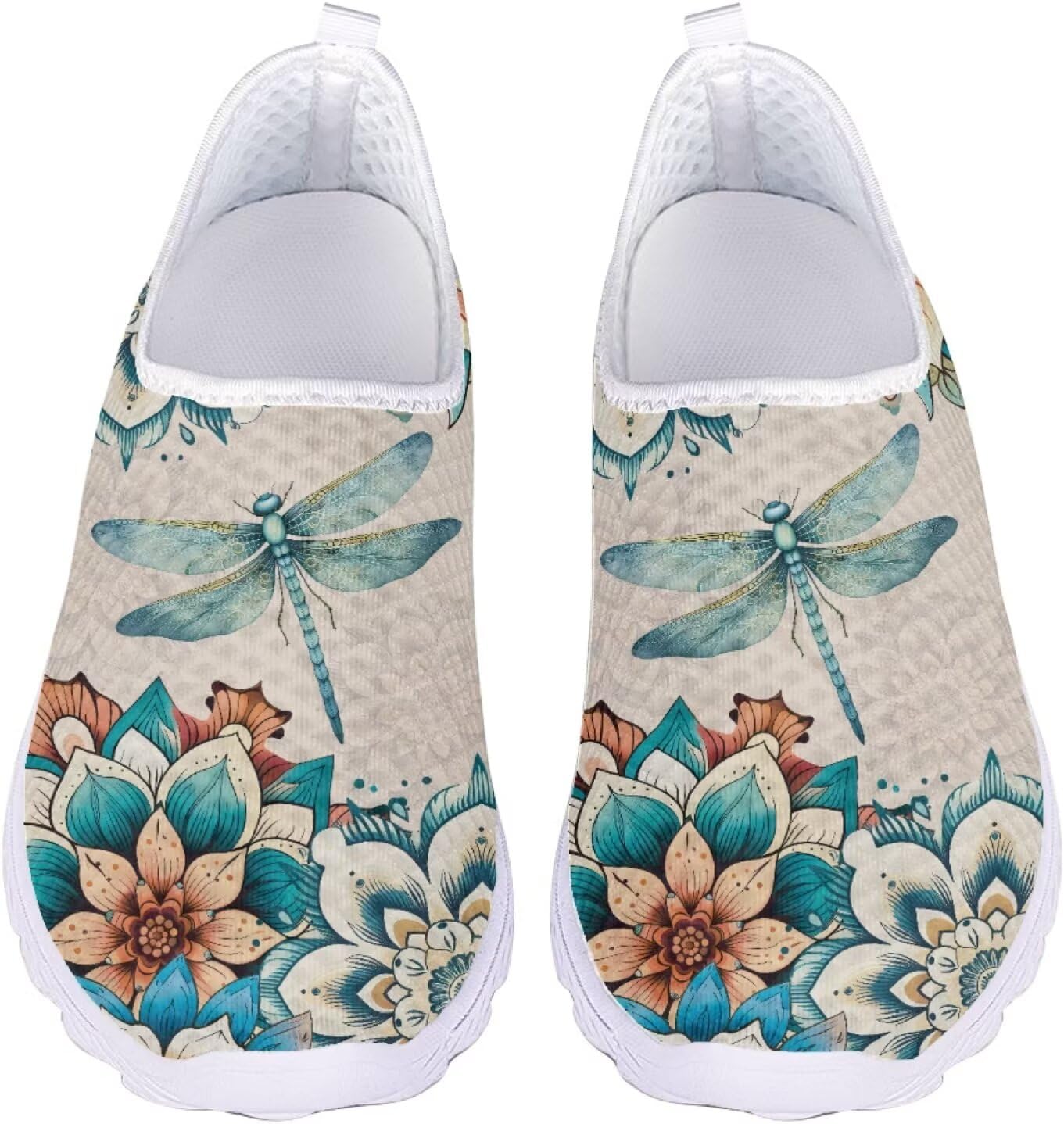 Кроссовки Jeiento Slip On для женщин и мужчин с широким носком, легкие спортивные кроссовки из сетки, женские мягкие слипоны, Bohemian Flower Dragonfly
Кроссовки Jeiento Slip On для женщин и мужчин с широким носком, легкие спортивные кроссовки из сетки, женские мягкие слипоны, Bohemian Flower Dragonfly