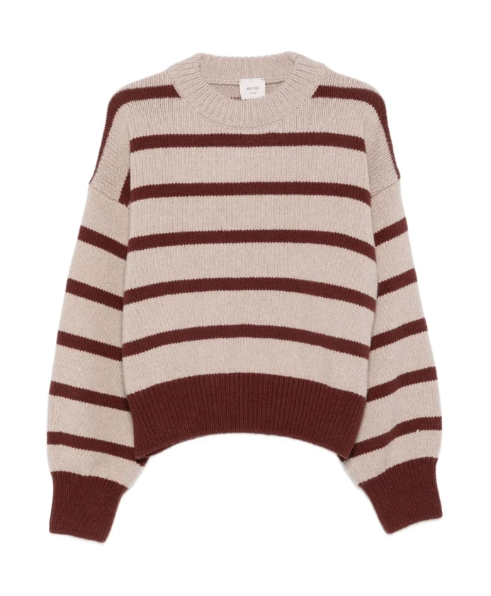 Пуловер из бежевого шелка и нейлона Alysi, бежевый
Пуловер из бежевого шелка и нейлона Alysi, бежевый