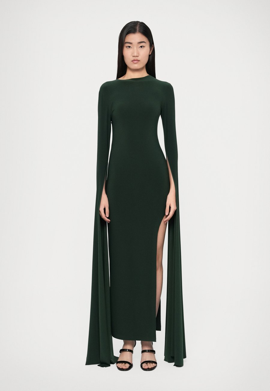 Платье Norma Kamali OPEN BACK SLEEVE WIDE SLIT GOWN, Dark Emerald/Dark Green
Платье Norma Kamali OPEN BACK SLEEVE WIDE SLIT GOWN, Dark Emerald/Dark Green