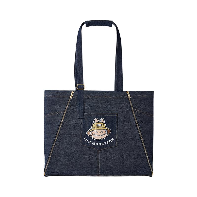 POP MART Джинсовая сумка через плечо женская синяя, Blue
POP MART Джинсовая сумка через плечо женская синяя, Blue