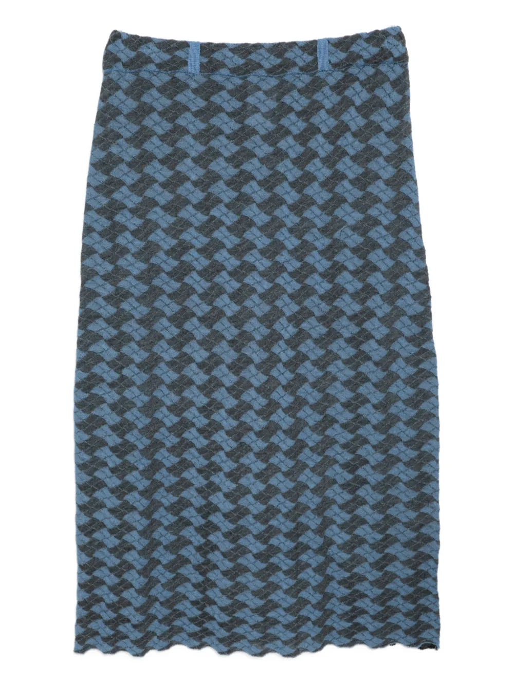 Рубашка из жаккардовой шерсти YANYAN KNITS, синий
Рубашка из жаккардовой шерсти YANYAN KNITS, синий