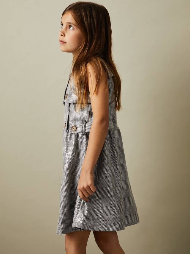 Детское платье Gweneth без рукавов с пайетками в клетку dogtooth Reiss, Black/White
Детское платье Gweneth без рукавов с пайетками в клетку dogtooth Reiss, Black/White