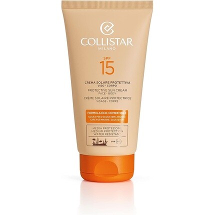 Защитный солнцезащитный крем Spf 15 150мл, Collistar
Защитный солнцезащитный крем Spf 15 150мл, Collistar