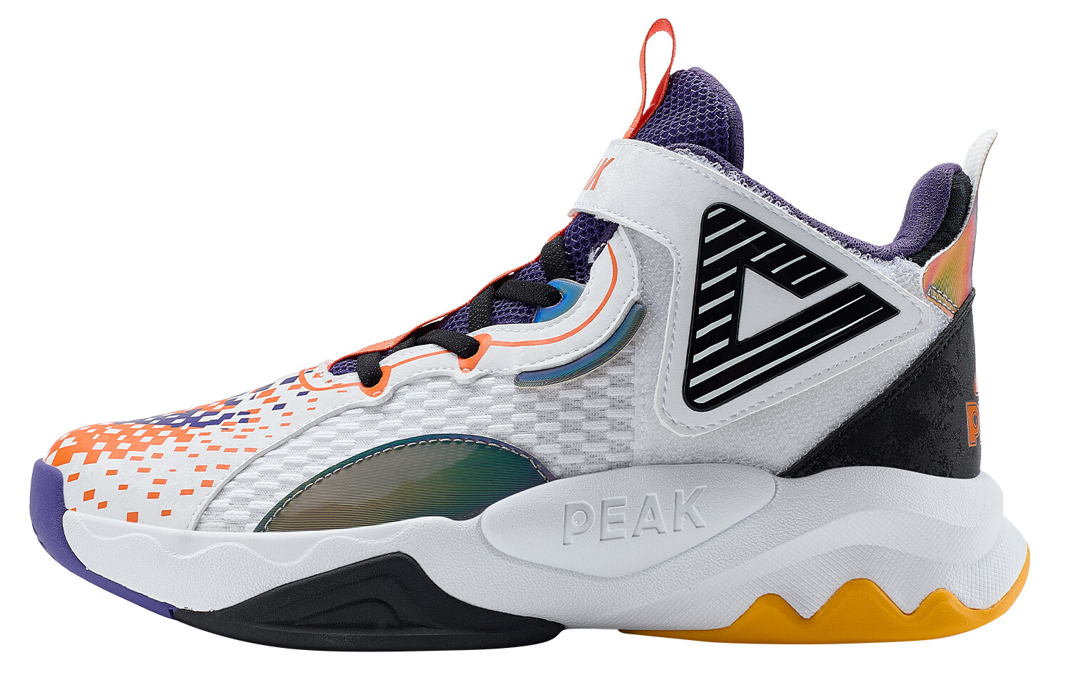 Детские баскетбольные кроссовки GS High-top оранжевые/черные Peak, белый
Детские баскетбольные кроссовки GS High-top оранжевые/черные Peak, белый