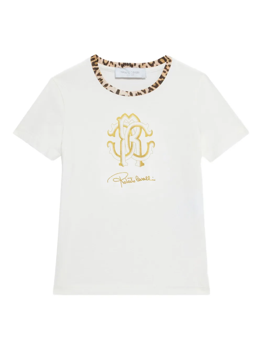 Футболка с леопардовым принтом Roberto Cavalli, белый
Футболка с леопардовым принтом Roberto Cavalli, белый