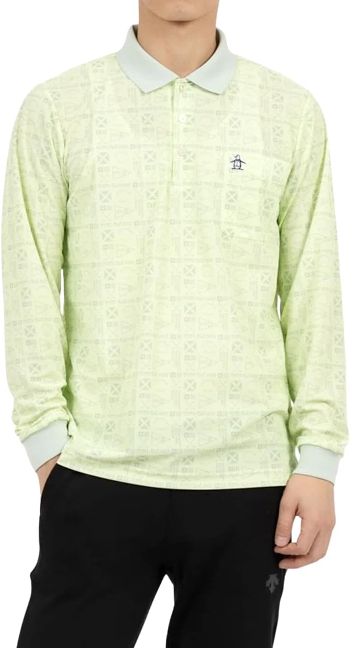 Мужская рубашка с длинным рукавом Munsing Wear MG5SLS26M, воротник, гладкая поверхность, поло, впитывает пот, быстро сохнет, защищает от солнца, подходит для игры в гольф Munsingwear, лайм
Мужская рубашка с длинным рукавом Munsing Wear MG5SLS26M, воротник, гладкая поверхность, поло, впитывает пот, быстро сохнет, защищает от солнца, подходит для игры в гольф Munsingwear, лайм