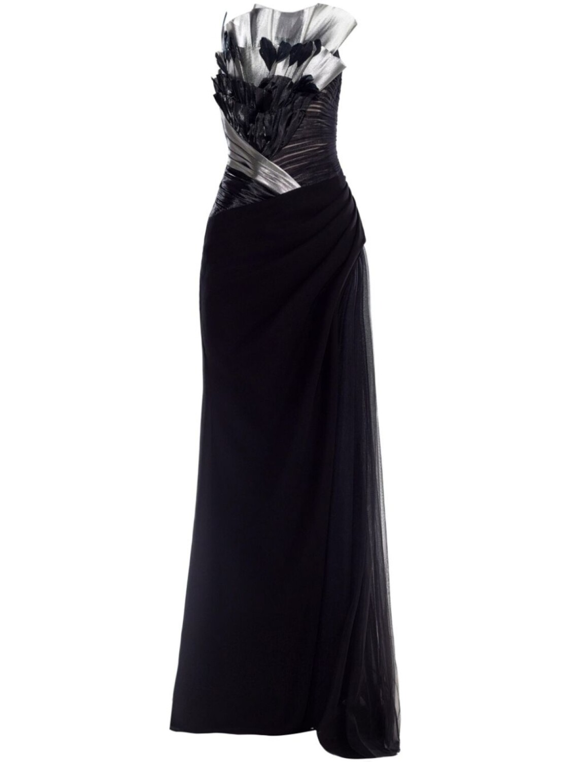 Gaby Charbachy вечернее платье с драпировкой, черный
Gaby Charbachy вечернее платье с драпировкой, черный
