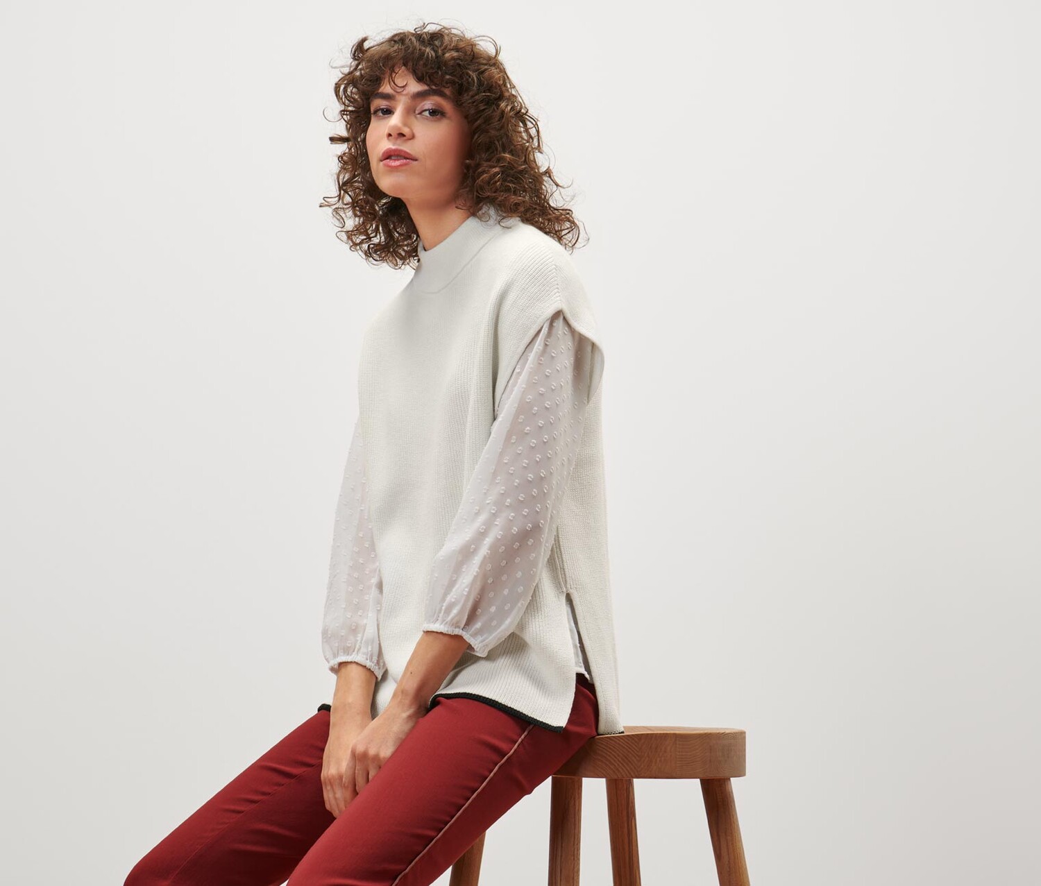 Вязаный жилет-свитер Tchibo
Вязаный жилет-свитер Tchibo