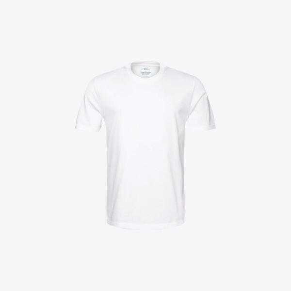 Футболка из джерси из органического хлопка с круглым вырезом Eton, белый
Футболка из джерси из органического хлопка с круглым вырезом Eton, белый