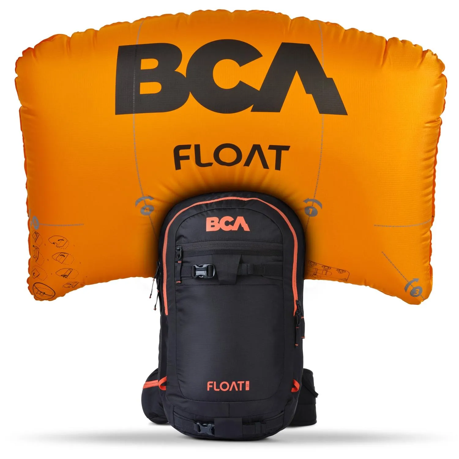 Рюкзак с лавинной подушкой безопасности Float 22 Backcountry Access, Black 
Рюкзак с лавинной подушкой безопасности Float 22 Backcountry Access, Black
