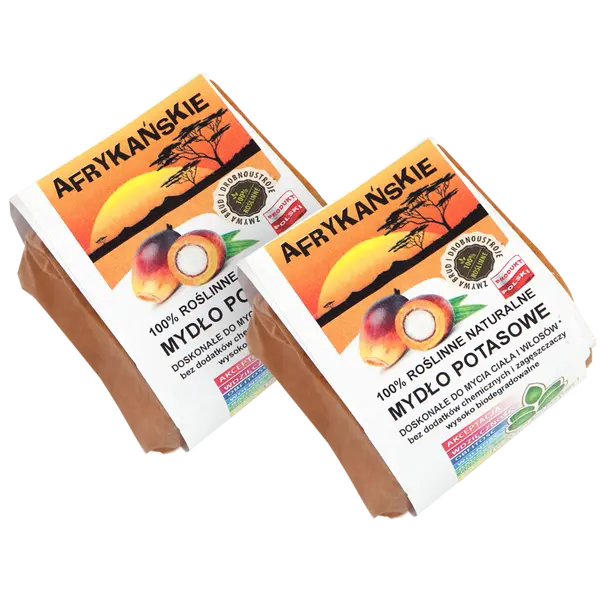 100% натуральное калийное мыло на растительной основе в куске, 2 шт. Powrót Do Natury Afrykańskie
100% натуральное калийное мыло на растительной основе в куске, 2 шт. Powrót Do Natury Afrykańskie