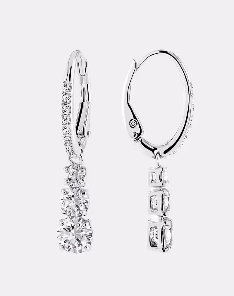 Серьги-кольца Attract Trilogy из серебра Swarovski
Серьги-кольца Attract Trilogy из серебра Swarovski