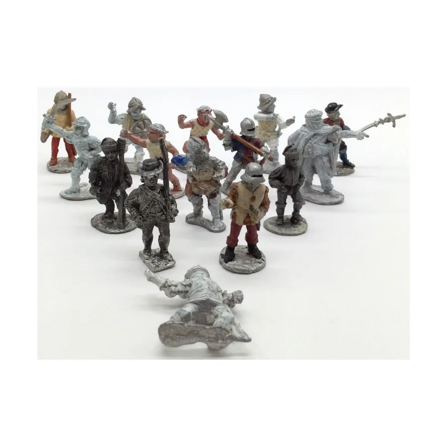 Коллекция средневековых войск №12, Miscellaneous Historical Miniatures - Loose Miniatures (28mm) (Unidentifiable Manufacturer)
Коллекция средневековых войск №12, Miscellaneous Historical Miniatures - Loose Miniatures (28mm) (Unidentifiable Manufacturer)