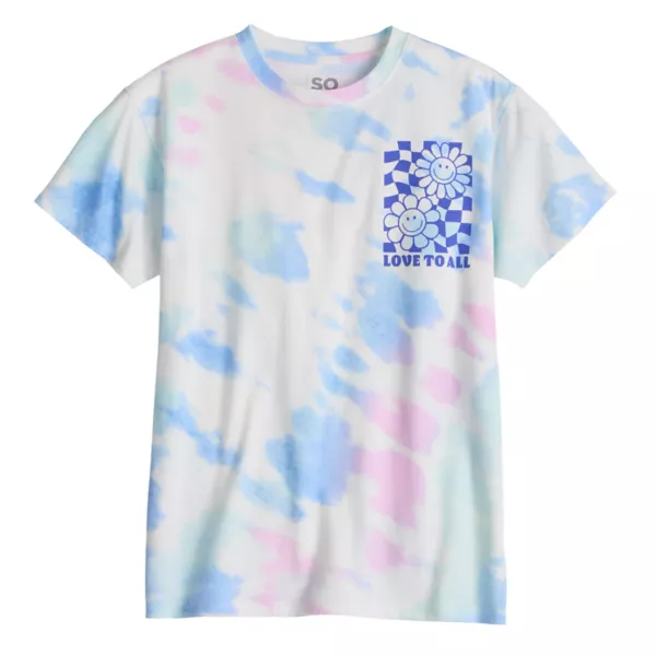 Футболка с принтом oversize для девочек 7-20 лет с коротким рукавом в обычном и плюс размерах So, цвет smile flower dye
Футболка с принтом oversize для девочек 7-20 лет с коротким рукавом в обычном и плюс размерах So, цвет smile flower dye