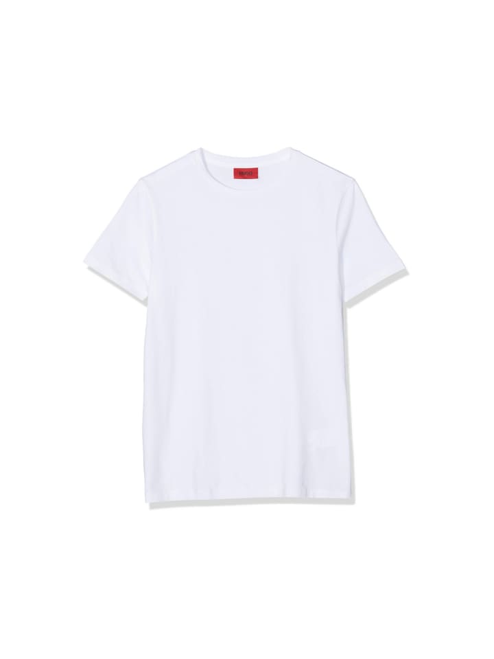 Мужская футболка с круглым вырезом белого цвета Hugo Boss
Мужская футболка с круглым вырезом белого цвета Hugo Boss