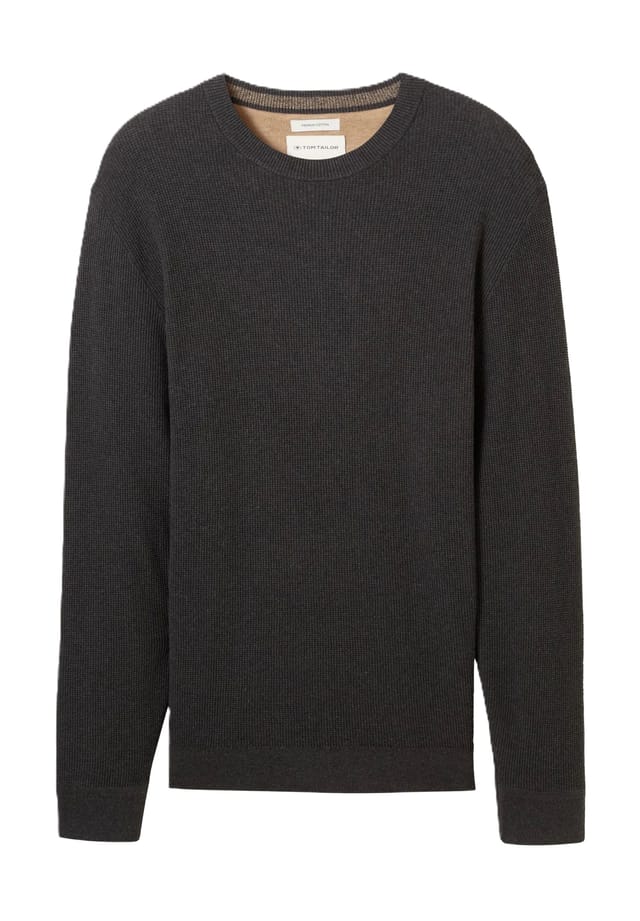 Хлопковый свитер Tom Tailor, черный
Хлопковый свитер Tom Tailor, черный