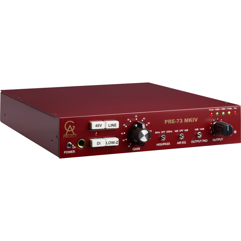 Микрофонный предусилитель Golden Age Project PRE-73 MKIV Preamp and DI Box PRE-73 MKIV
Микрофонный предусилитель Golden Age Project PRE-73 MKIV Preamp and DI Box PRE-73 MKIV
