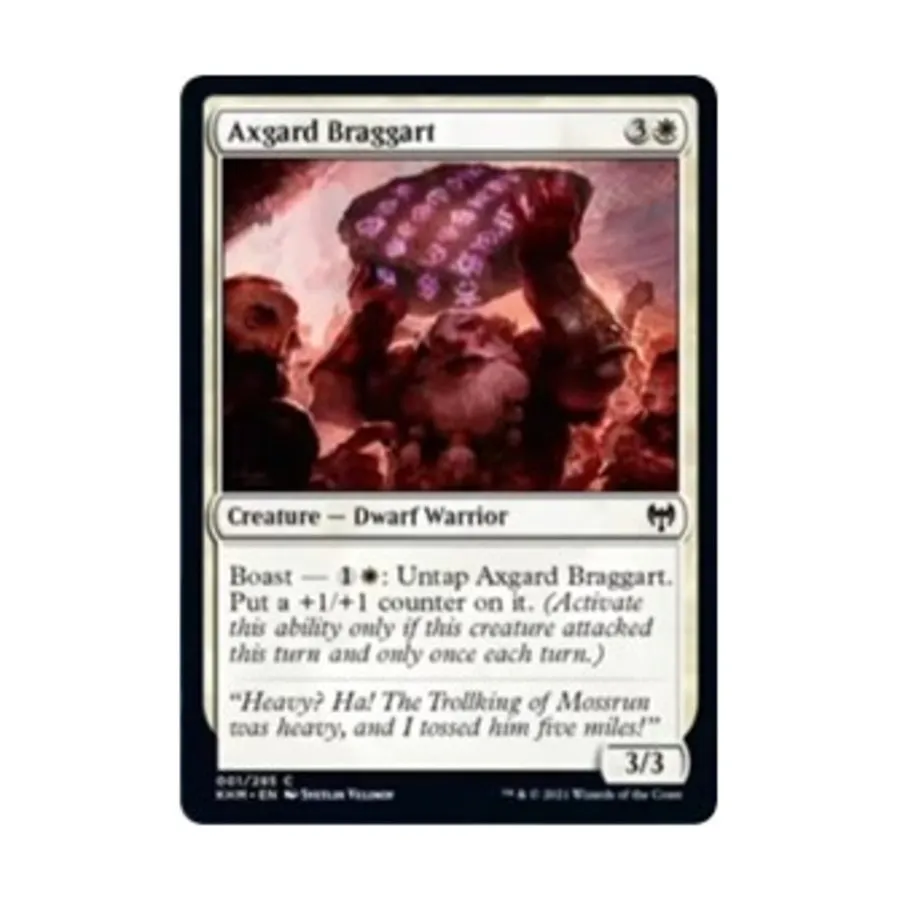 CCG Аксгард Брэггарт (К), MTG - Kaldheim
CCG Аксгард Брэггарт (К), MTG - Kaldheim