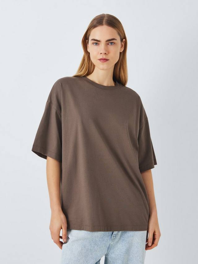 Футболка в стиле бойфренда большого размера John Lewis , серо-коричневый
Футболка в стиле бойфренда большого размера John Lewis , серо-коричневый
