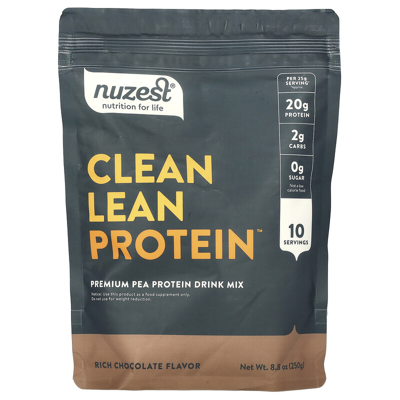 Nuzest, Clean Lean Protein, насыщенный шоколад, 250 г (8,8 унции)
Nuzest, Clean Lean Protein, насыщенный шоколад, 250 г (8,8 унции)