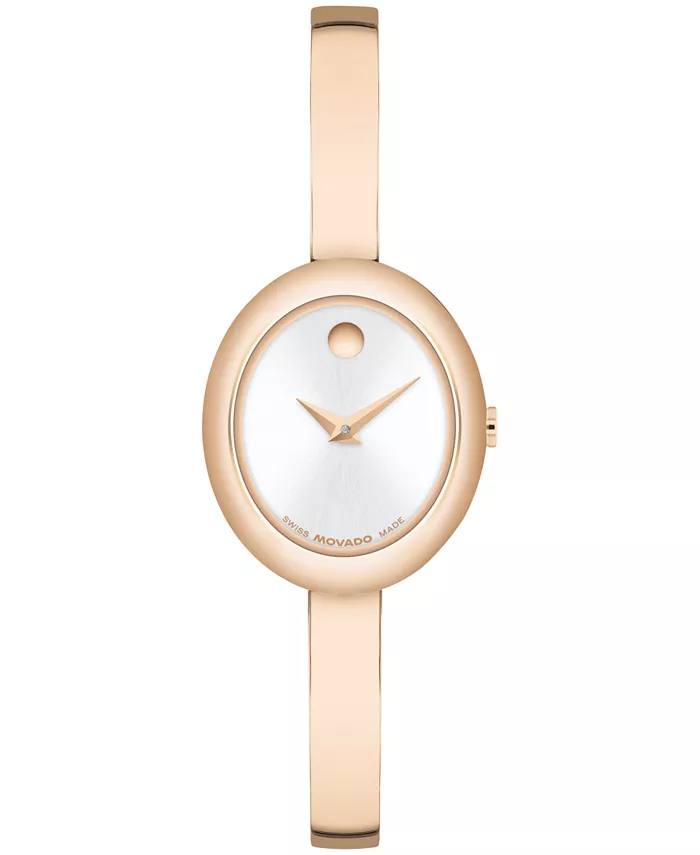Женские часы Museum Oval Bangle с кварцевым механизмом Swiss Quartz и покрытием Rose PVD, 22 x 26 мм Movado
Женские часы Museum Oval Bangle с кварцевым механизмом Swiss Quartz и покрытием Rose PVD, 22 x 26 мм Movado