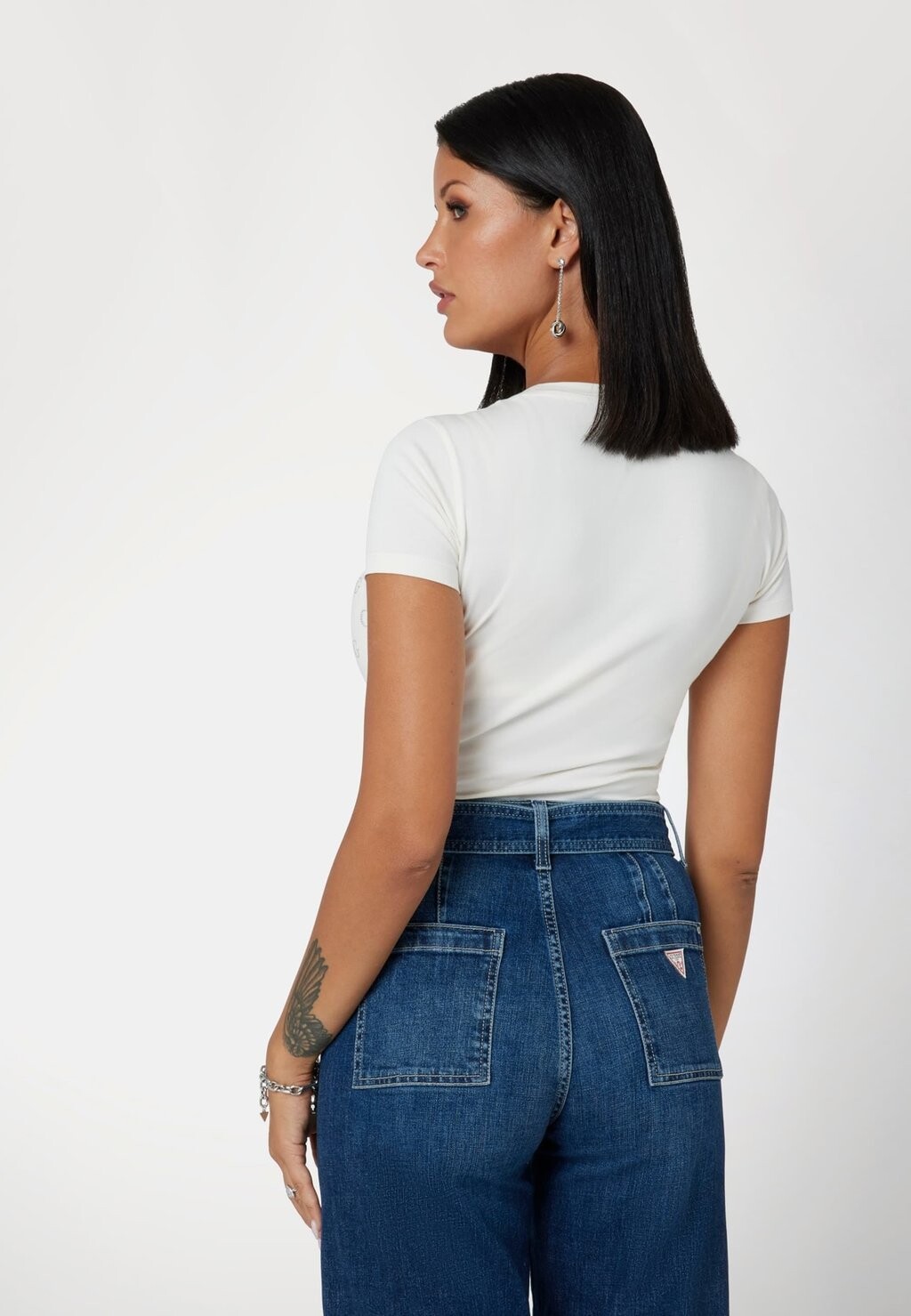 Футболка с принтом G-LOGO STRASS Guess, белый
Футболка с принтом G-LOGO STRASS Guess, белый