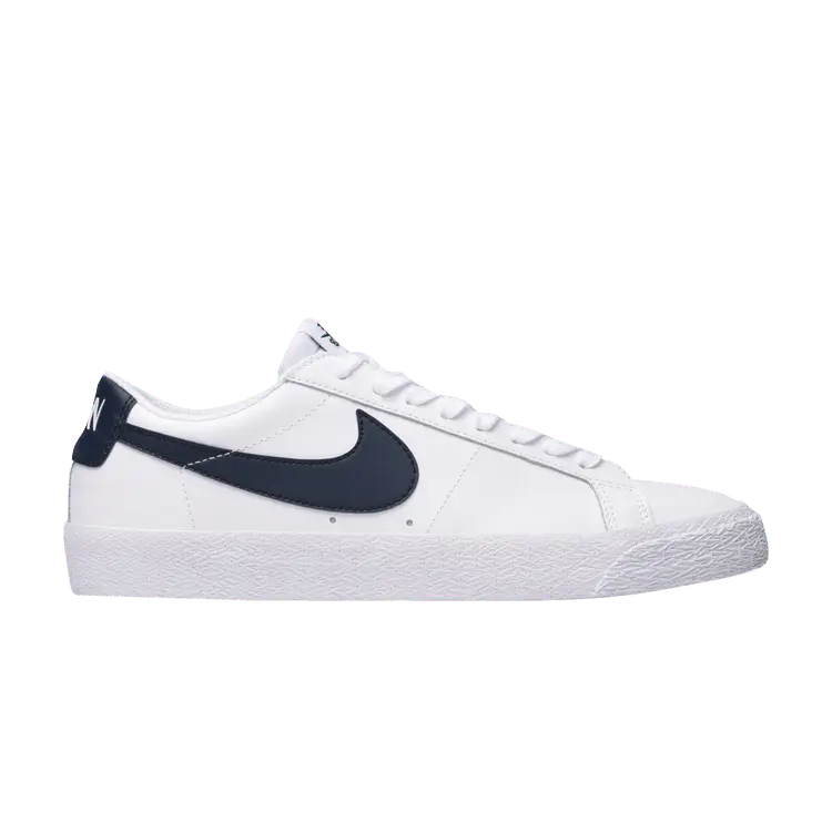 Кроссовки Nike Zoom Blazer Low SB 'White Obsidian', белый 
Кроссовки Nike Zoom Blazer Low SB 'White Obsidian', белый