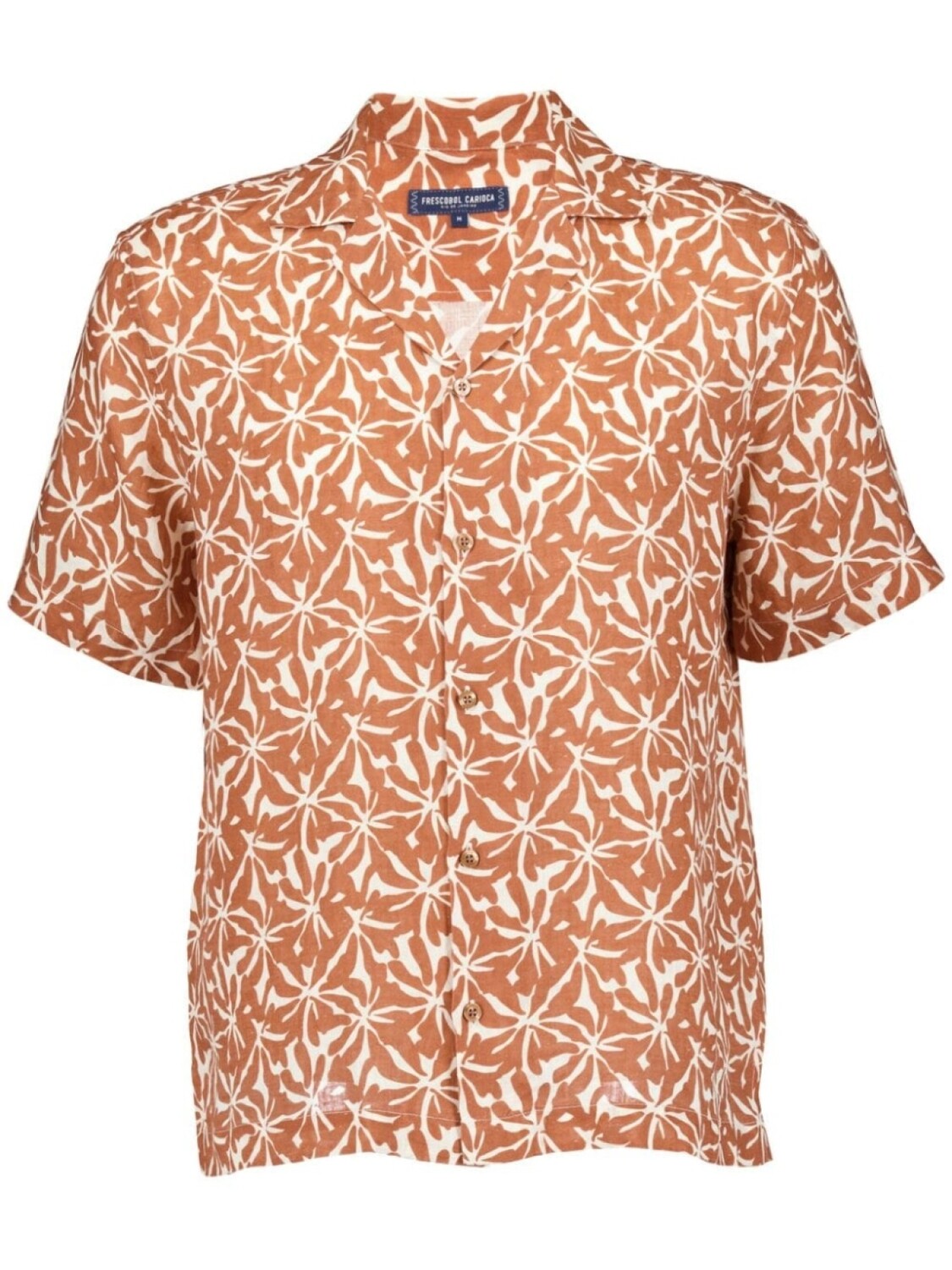 Frescobol Carioca рубашка с цветочным принтом, коричневый
Frescobol Carioca рубашка с цветочным принтом, коричневый