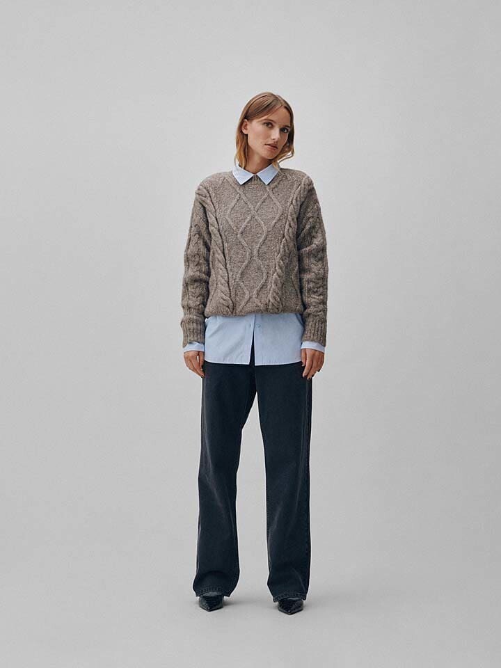 Пуловер Vila Pullover, коричневый 
Пуловер Vila Pullover, коричневый