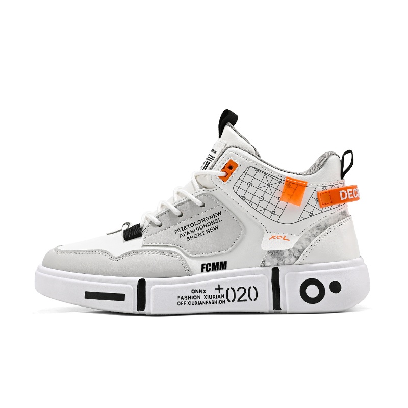 Противоскользящие и дышащие детские кроссовки для скейтбординга FCMM, белый/серый
Противоскользящие и дышащие детские кроссовки для скейтбординга FCMM, белый/серый