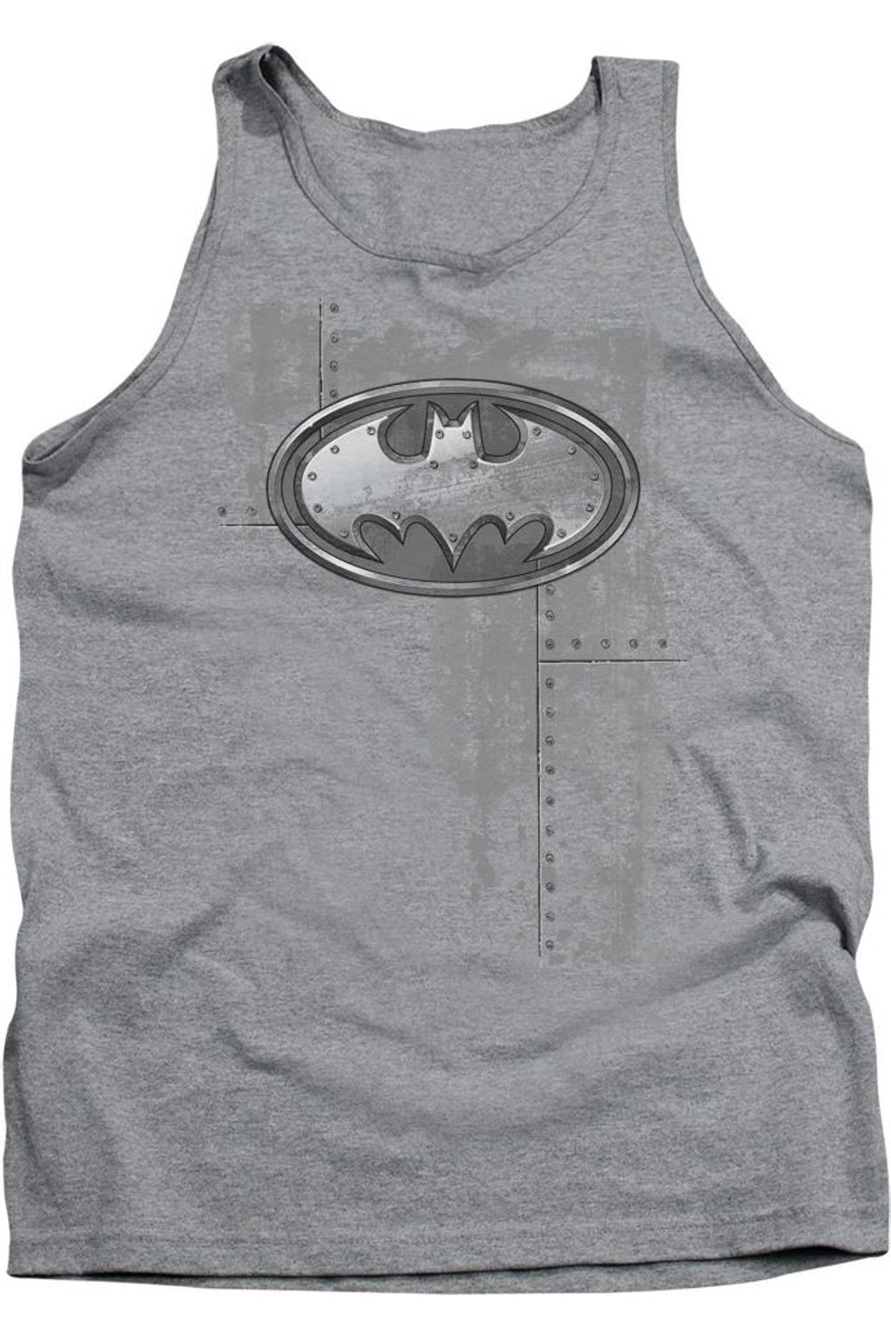 Майка для взрослых с металлическим логотипом Batman Rivited Gildan, цвет athletic heather
Майка для взрослых с металлическим логотипом Batman Rivited Gildan, цвет athletic heather