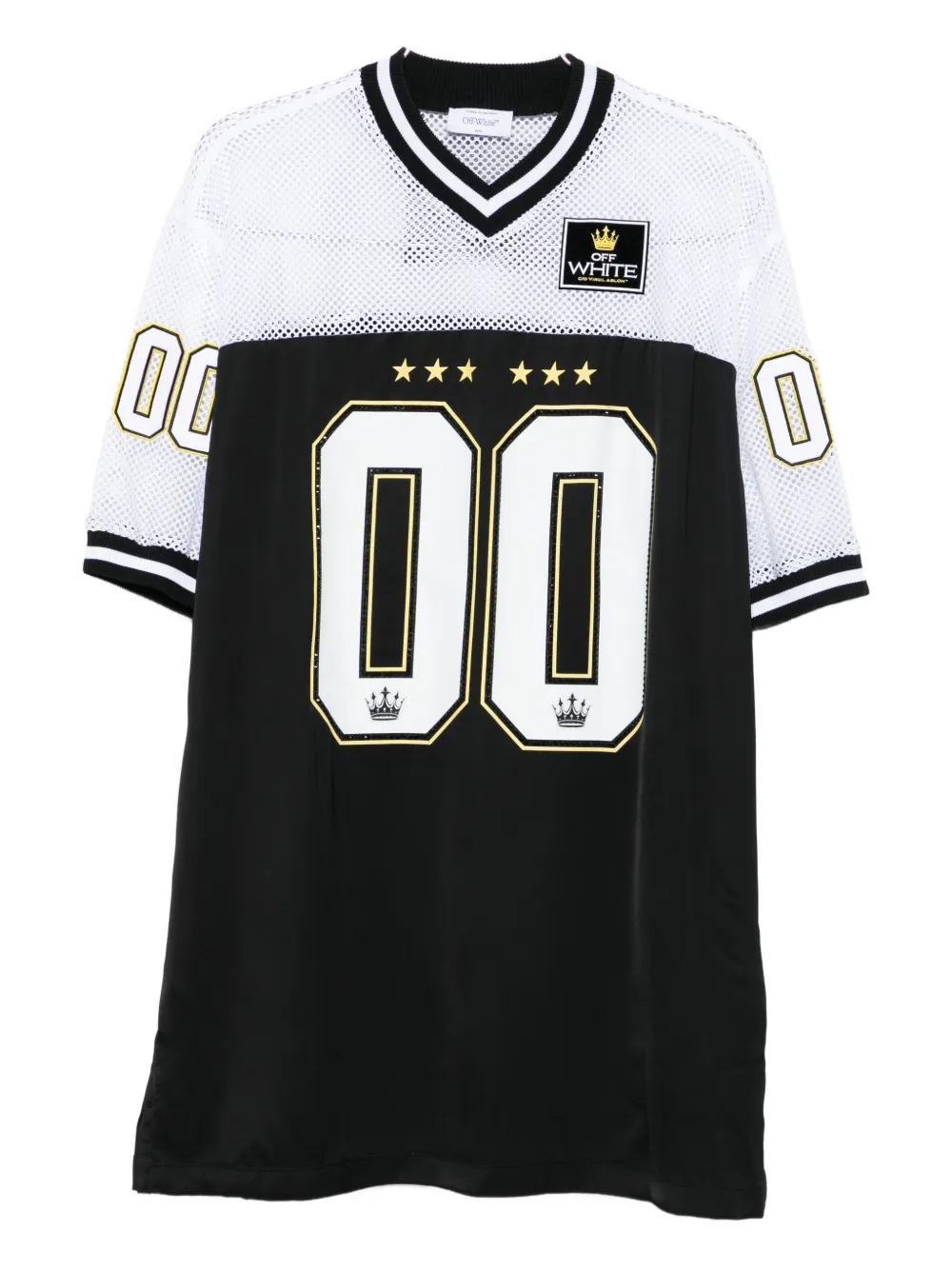 Платье с панелями из сетки и принтом-номером OFF-WHITE, черный
Платье с панелями из сетки и принтом-номером OFF-WHITE, черный