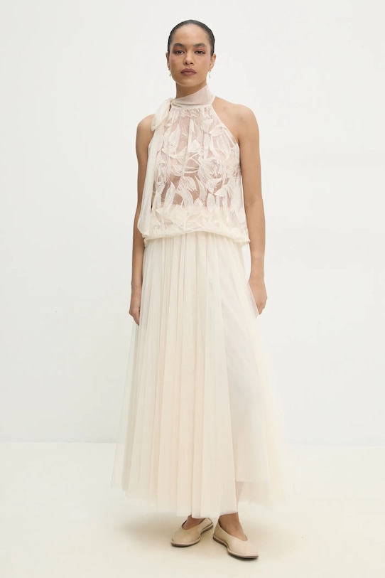 Блузка Answear.Lab, бежевый 
Блузка Answear.Lab, бежевый