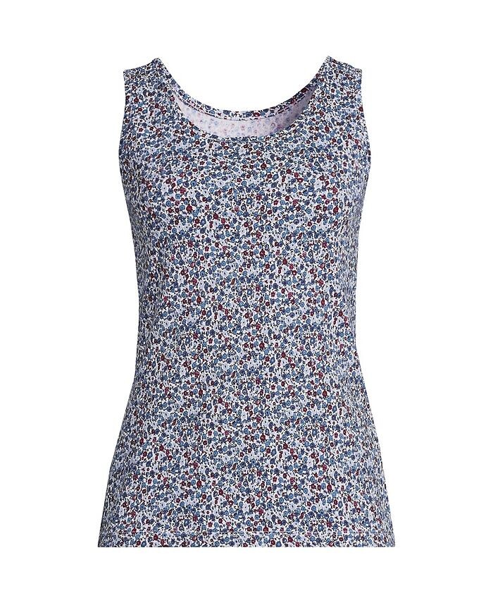 Женская хлопковая майка для миниатюрных размеров Lands' End, цвет Muted blue floral
Женская хлопковая майка для миниатюрных размеров Lands' End, цвет Muted blue floral