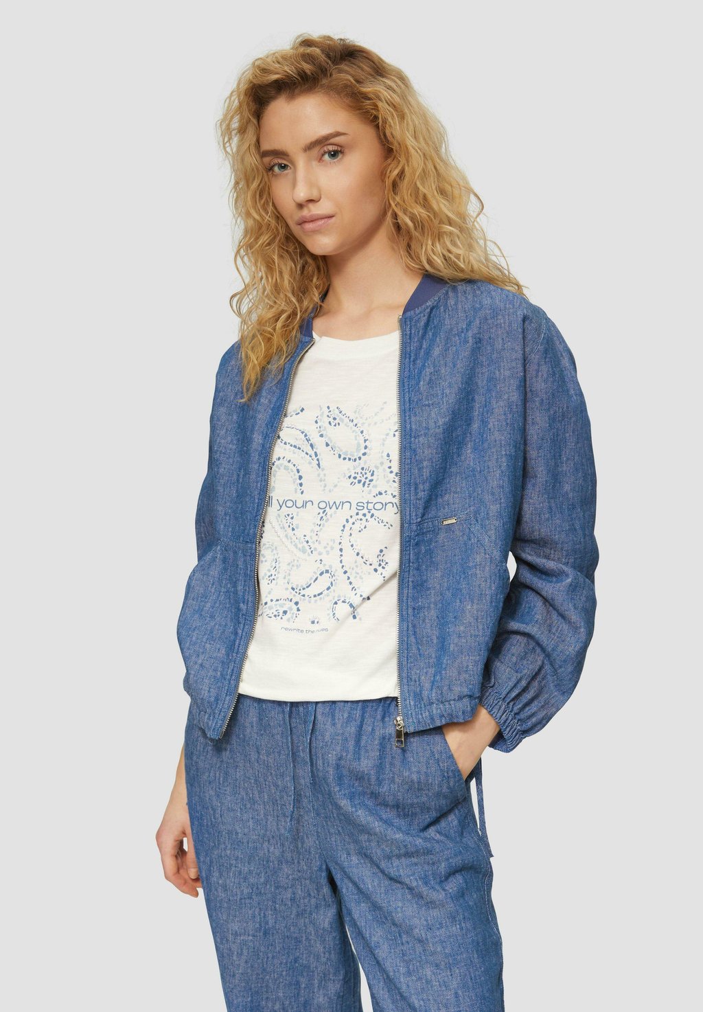 Куртка-бомбер IN O-SHAPE s.Oliver, деним
Куртка-бомбер IN O-SHAPE s.Oliver, деним