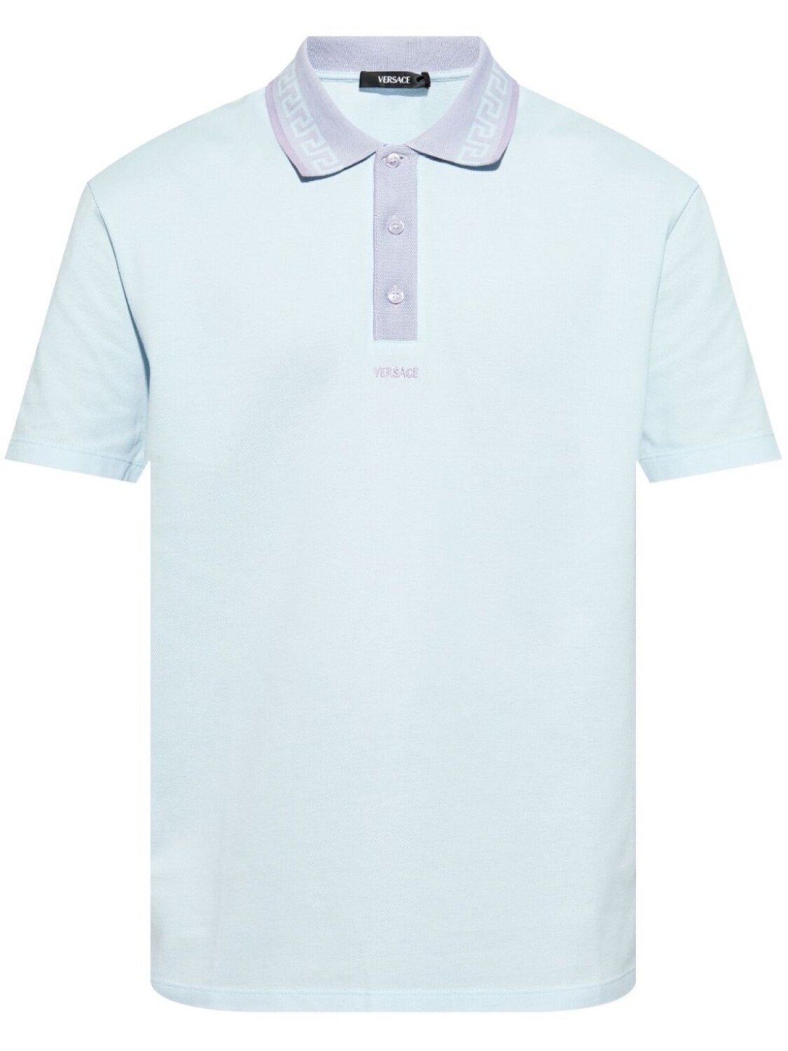 Рубашка-поло Versace с отделкой Greca, синий
Рубашка-поло Versace с отделкой Greca, синий