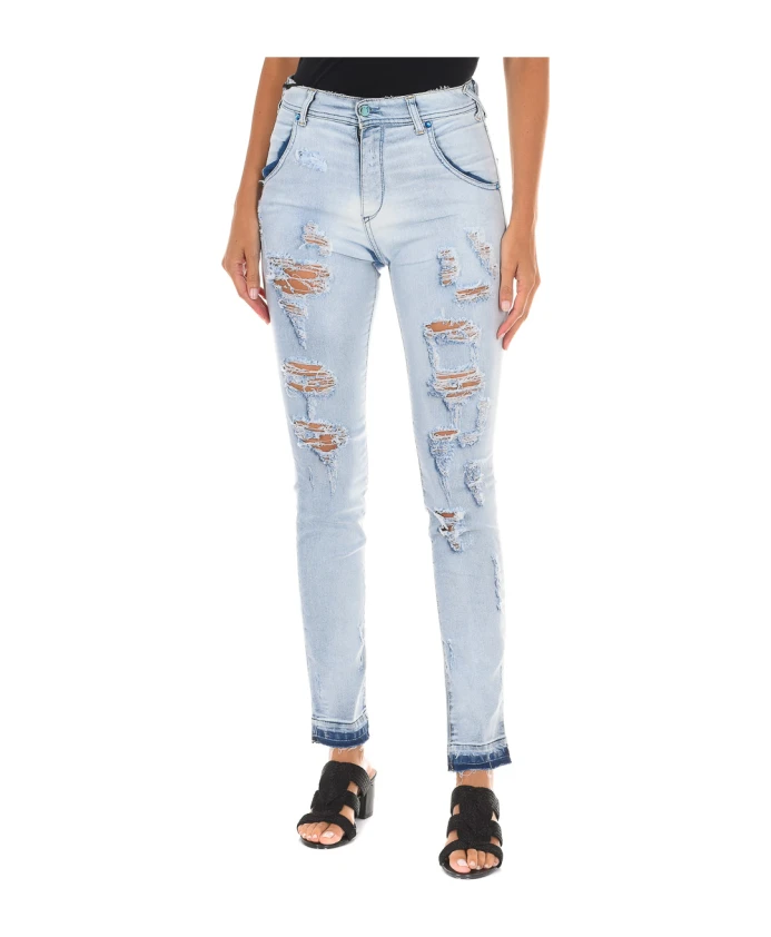 Узкие джинсы с потертостями Met, синий
Узкие джинсы с потертостями Met, синий