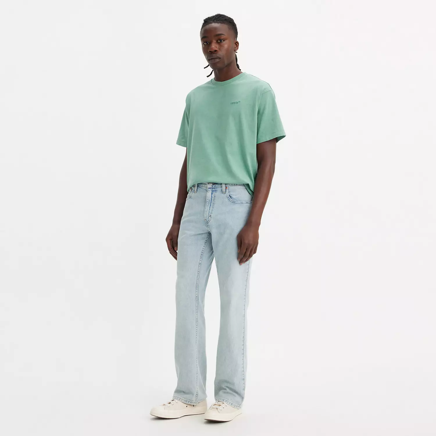 Узкие мужские джинсы 527 Bootcut Levi's, цвет Take It All - Light Wash - Stretch
Узкие мужские джинсы 527 Bootcut Levi's, цвет Take It All - Light Wash - Stretch