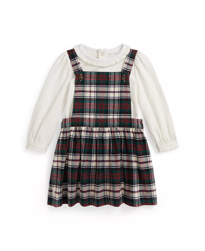 Детский комплект для девочек: боди Interlock и платье Brushed Oxford из 2 предметов Polo Ralph Lauren, мультиколор
Детский комплект для девочек: боди Interlock и платье Brushed Oxford из 2 предметов Polo Ralph Lauren, мультиколор