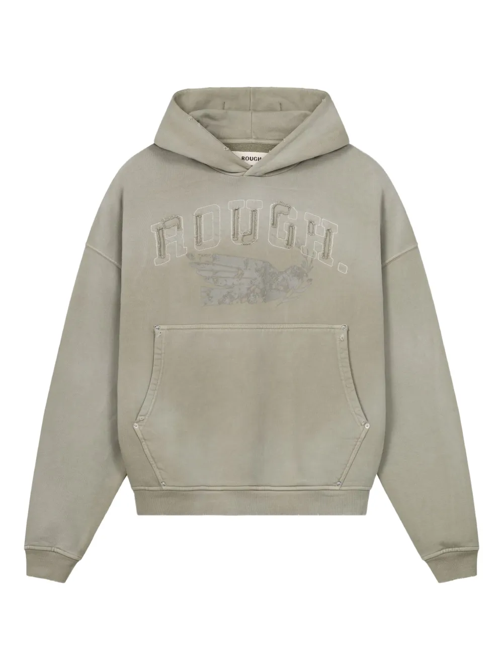 Толстовка с капюшоном и логотипом ROUGH., зеленый
Толстовка с капюшоном и логотипом ROUGH., зеленый