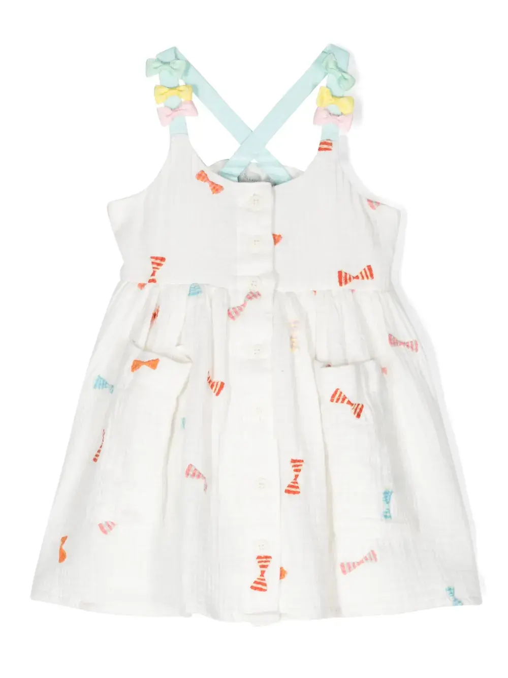 Платье с бантом Stella McCartney Kids, белый
Платье с бантом Stella McCartney Kids, белый